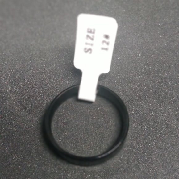 Classy Tungsten Black Ring - Picture 3 of 3